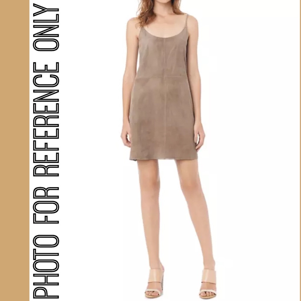 Sam Edelman :: Khaki Faux Suede Slip Dress M